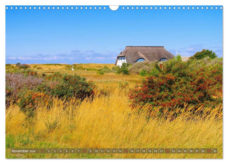 Produktbild: Insel Hiddensee - Dat s&ouml;te L&auml;nneken (Wandkalender 2026 DIN A3 quer), CALVENDO Monatskalender