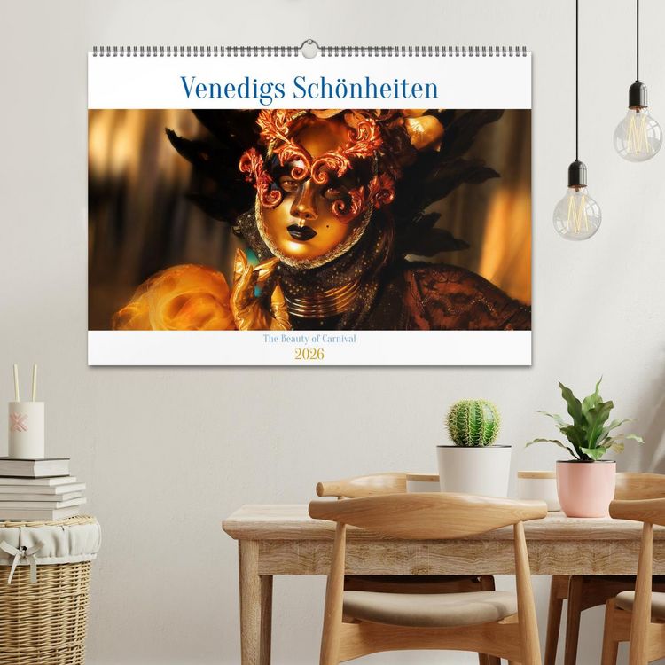 Produktbild: Venedigs Sch&ouml;nheiten (Wandkalender 2026 DIN A2 quer), CALVENDO Monatskalender
