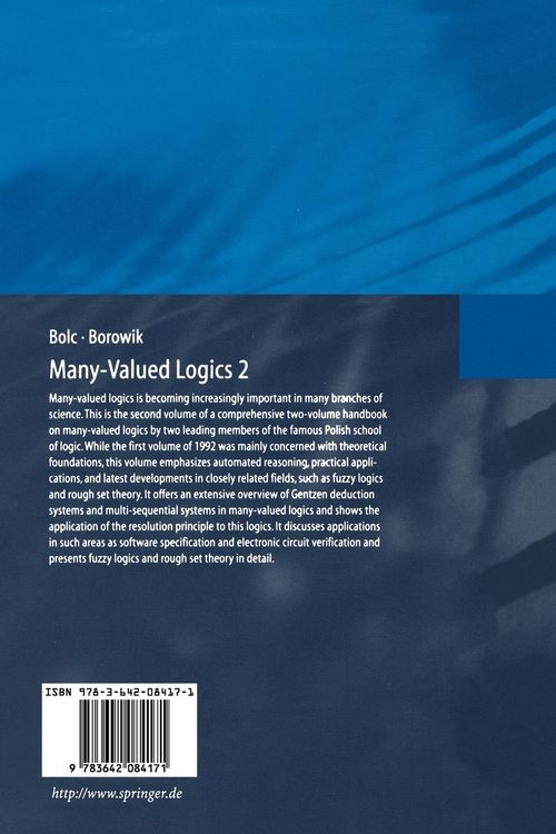 Produktbild: Many-Valued Logics 2