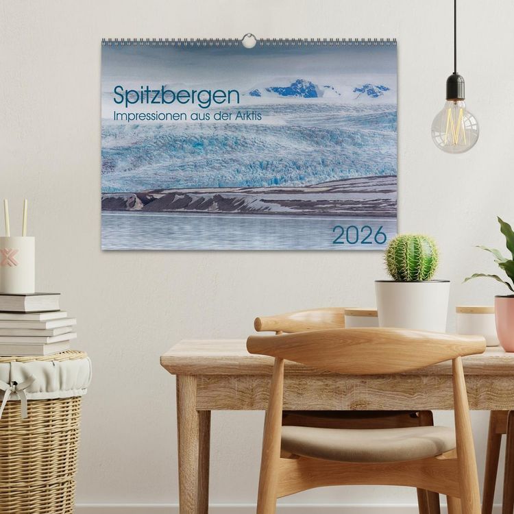 Produktbild: Spitzbergen - Impressionen aus der Arktis (Wandkalender 2026 DIN A3 quer), CALVENDO Monatskalender