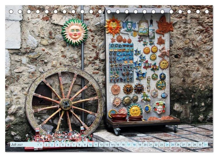 Produktbild: Taormina Siziliens Perle (Tischkalender 2027 DIN A5 quer), CALVENDO Monatskalender