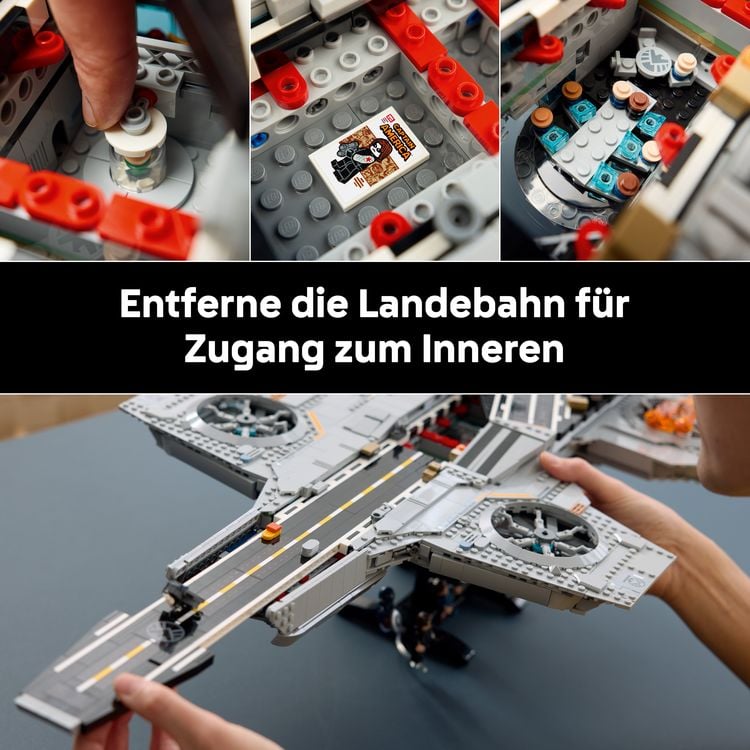 Produktbild: LEGO ǀ Marvel 76354 S.H.I.E.L.D.-Helicarrier, Modellbau f&uuml;r Erwachsene