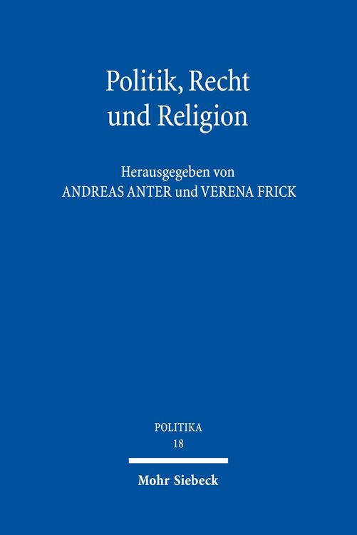 Produktbild: Politik, Recht und Religion