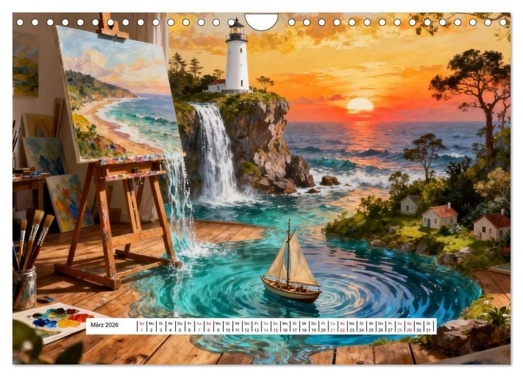 Produktbild: Ist das Kunst oder kann das weg? (Wandkalender 2026 DIN A4 quer), CALVENDO Monatskalender