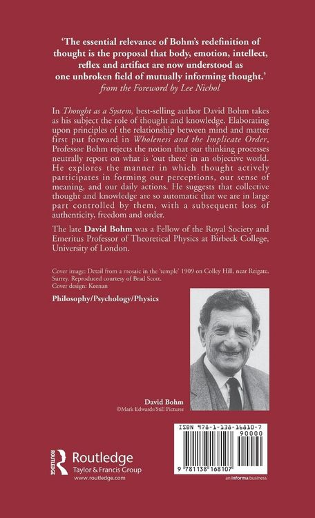 Produktbild: Thought as a System