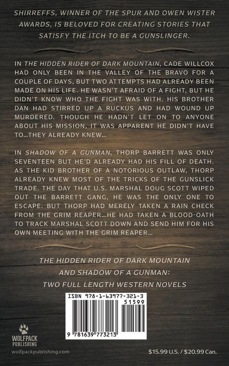Produktbild: The Hidden Rider of Dark Mountain and Shadow of a Gunman