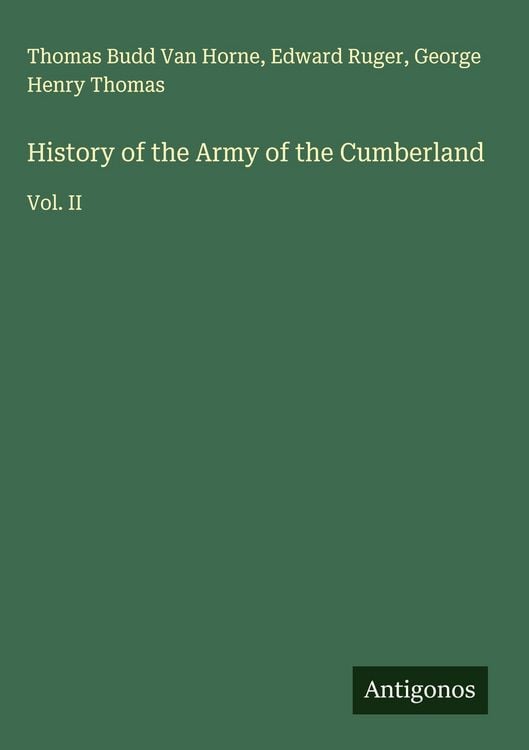 Produktbild: History of the Army of the Cumberland