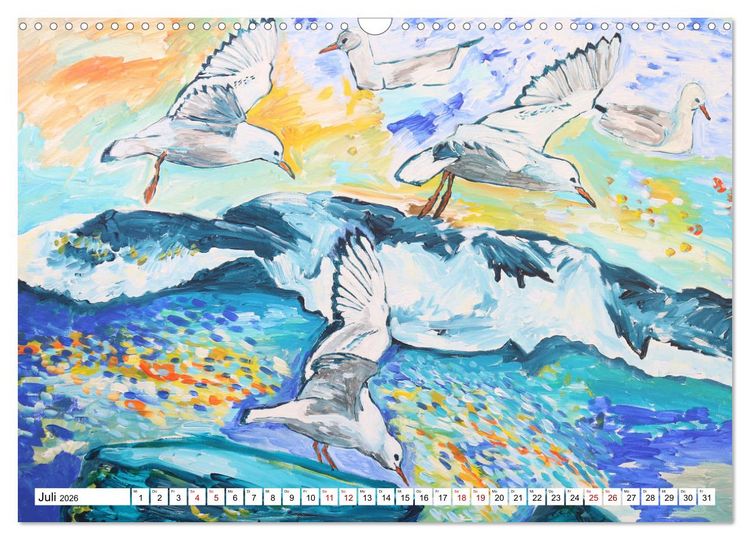 Produktbild: Landschaft in der Malerei: Ein Kunstkalender (Wandkalender 2026 DIN A3 quer), CALVENDO Monatskalender