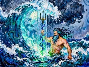 Produktbild: CALVENDO Puzzle Poseidon - Griechischer Gott der Meere und St&uuml;rme | 1000 Teile Lege-Gr&ouml;&szlig;e 64x48cm Foto-Puzzle f&uuml;r gl&uuml;ckliche Stunden