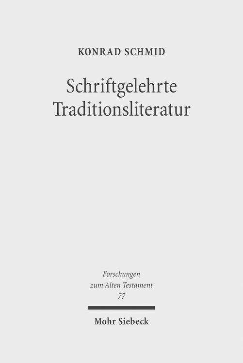 Produktbild: Schriftgelehrte Traditionsliteratur