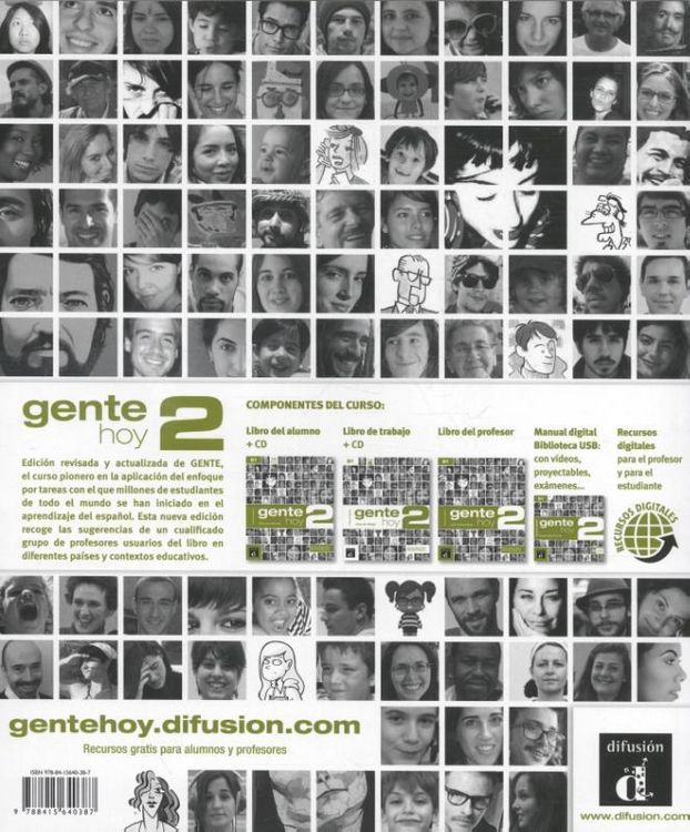 Produktbild: Gente hoy 2 - Libro de trabajo B1 + MP3 descargable