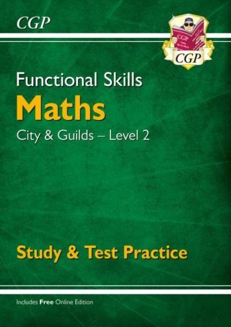 Produktbild: Functional Skills Maths: City & Guilds Level 2 - Study & Test Practice