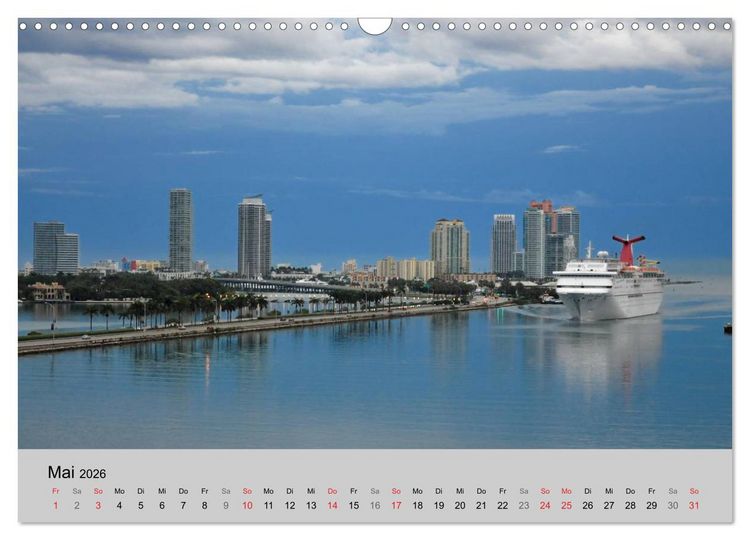 Produktbild: Kreuzfahrt Impressionen (Wandkalender 2026 DIN A3 quer), CALVENDO Monatskalender