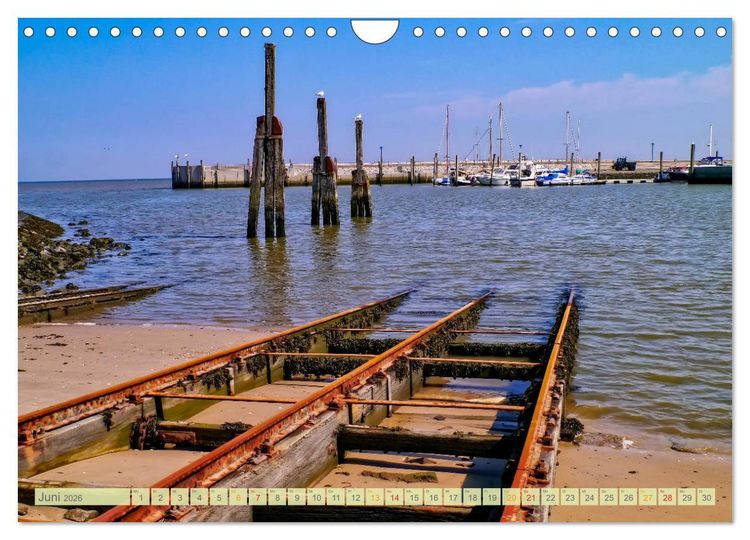 Produktbild: Reise an die Nordsee - Neuharlingersiel (Wandkalender 2026 DIN A4 quer), CALVENDO Monatskalender