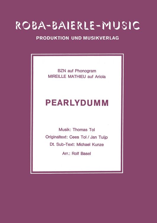 Produktbild: Pearlydumm