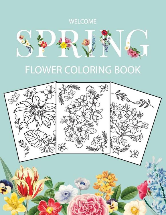 Produktbild: Flower Coloring Book