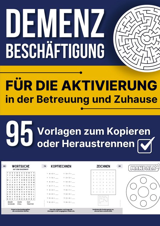 Produktbild: Demenz Besch&auml;ftigung