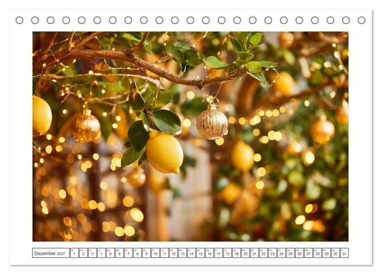 Produktbild: Mediterrane Zitronentr&auml;ume (Tischkalender 2027 DIN A5 quer), CALVENDO Monatskalender