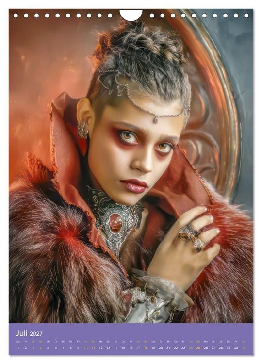 Produktbild: Sinnliche Vampirfrauen - Gef&auml;hrlich verf&uuml;hrerisch (Wandkalender 2027 DIN A4 hoch), CALVENDO Monatskalender