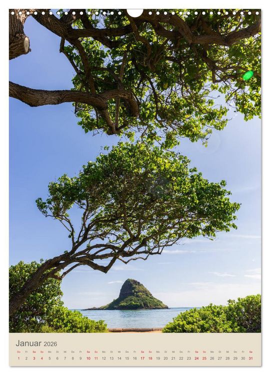 Produktbild: O'ahu - Hawaii, Bilder aus dem S&uuml;dseeparadies (Wandkalender 2026 DIN A3 hoch), CALVENDO Monatskalender