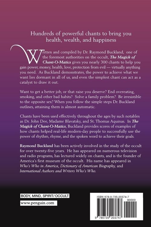 Produktbild: The Magick of Chant-O-Matics