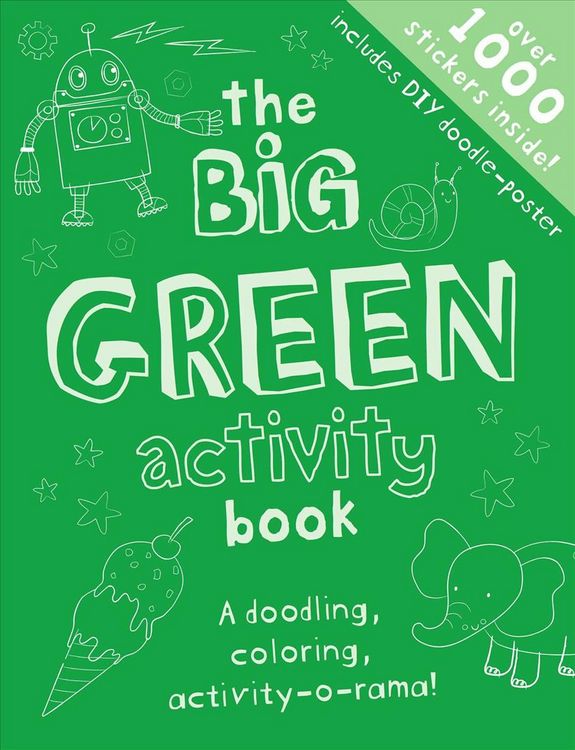 Produktbild: Stickers-Big Green Activity Bk