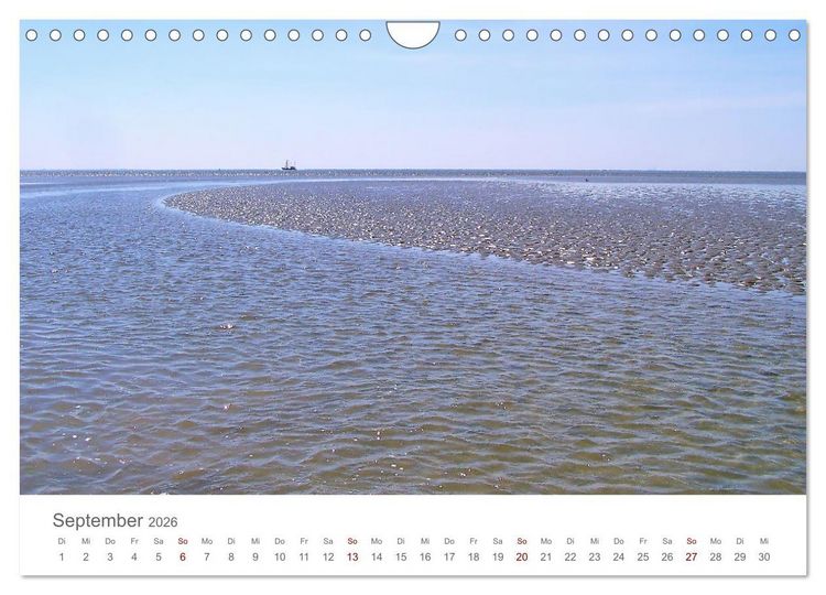 Produktbild: Mein B&uuml;sum - Das wundersch&ouml;ne Nordseeheilbad in Schleswig-Holstein (Wandkalender 2026 DIN A4 quer), CALVENDO Monatskalender