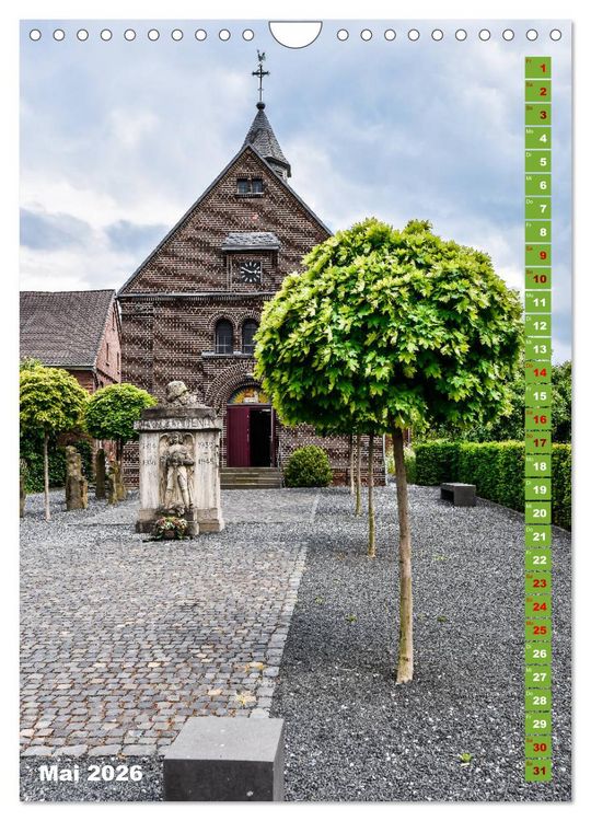 Produktbild: Meerbusch am Rhein (Wandkalender 2026 DIN A4 hoch), CALVENDO Monatskalender