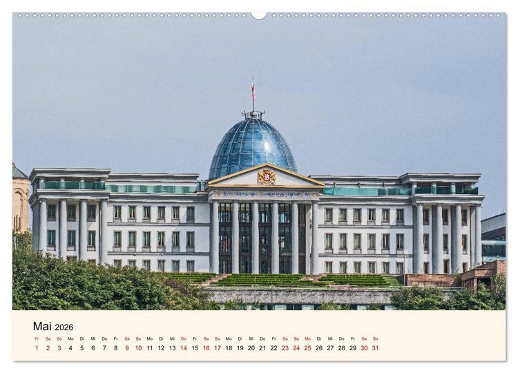 Produktbild: Tiflis - Die Metropole Georgiens (Wandkalender 2026 DIN A2 quer), CALVENDO Monatskalender