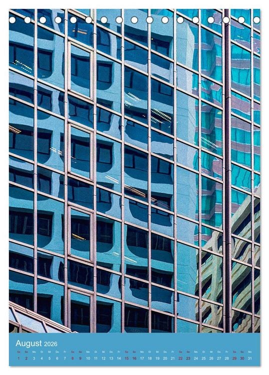 Produktbild: Architektur im Spiegelbild (Tischkalender 2026 DIN A5 hoch), CALVENDO Monatskalender