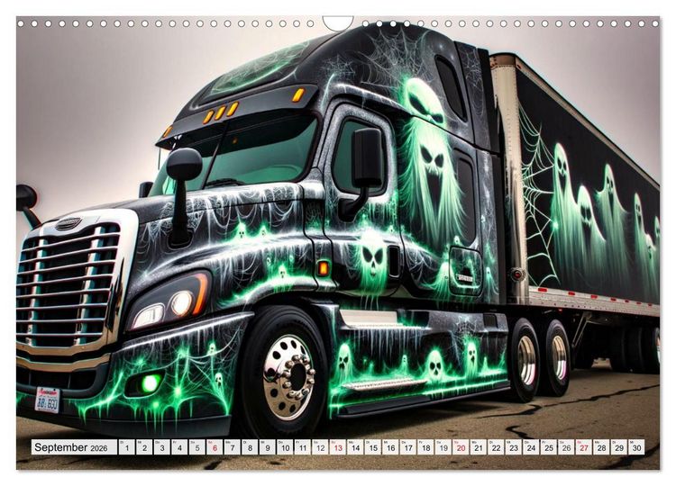 Produktbild: Faszination Truck: KI-Designs von Lack und Leistung (Wandkalender 2026 DIN A3 quer), CALVENDO Monatskalender