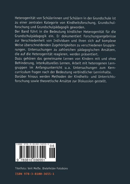 Produktbild: Heterogenit&auml;t, Integration und Differenzierung in der Primarstufe