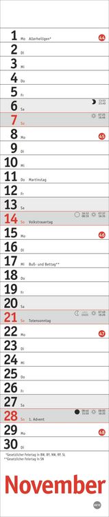 Produktbild: Langplaner mini, rot 2027