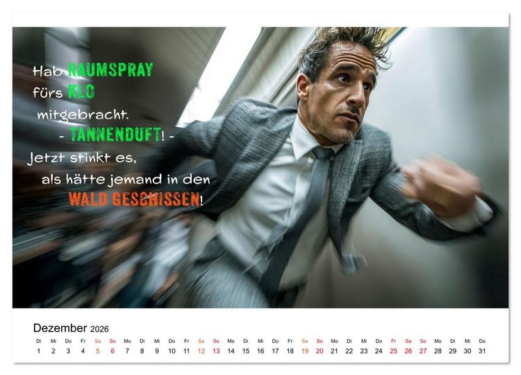 Produktbild: B&uuml;ro - Kaffee, Chaos, Kollegen (Wandkalender 2026 DIN A4 quer), CALVENDO Monatskalender