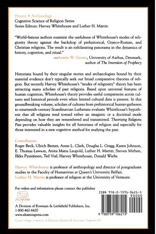 Produktbild: Theorizing Religions Past
