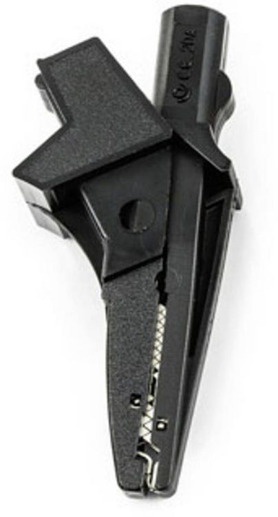 Produktbild: HT Instruments 5004-IECN Bananenstecker 1003140 Bananenbuchse, Buchse 4 mm, Steckanschluss 4 mm, Krokodilklemme CAT III 1000 V Schwarz 1 St.