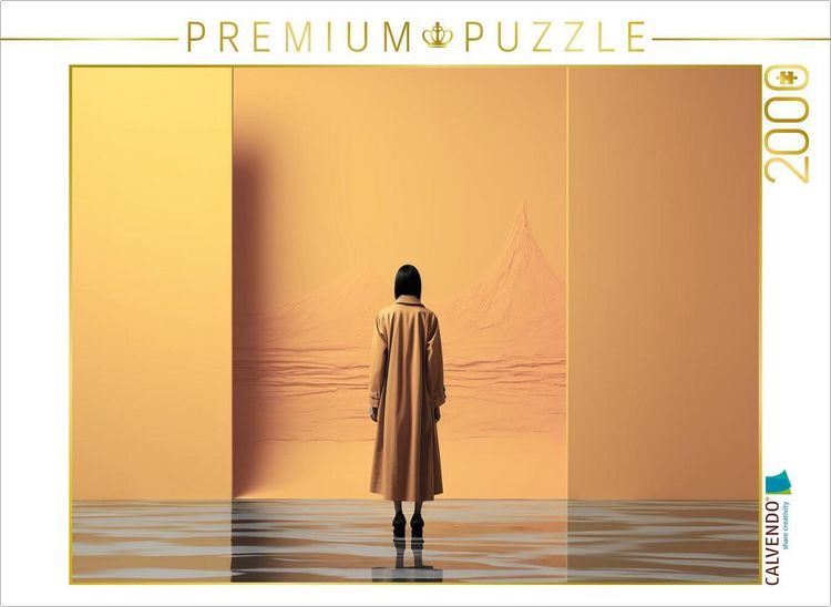 Produktbild: CALVENDO Puzzle Gelbe Wand | 2000 Teile Lege-Gr&ouml;&szlig;e 90x67cm Foto-Puzzle f&uuml;r gl&uuml;ckliche Stunden
