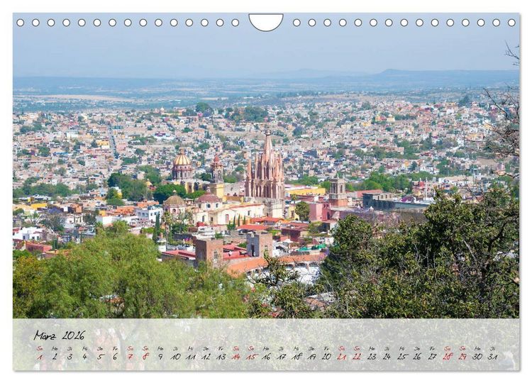Produktbild: Mexiko - Bunte Vielfalt in Stadt und Land (Wandkalender 2026 DIN A4 quer), CALVENDO Monatskalender