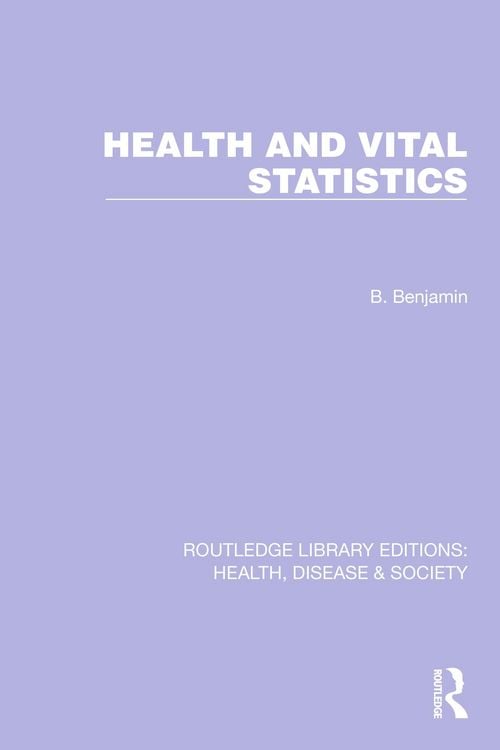 Produktbild: Health and Vital Statistics