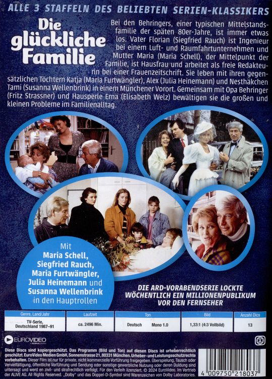 Produktbild: Die gl&uuml;ckliche Familie - Alle 52 Folgen auf 13 DVDs