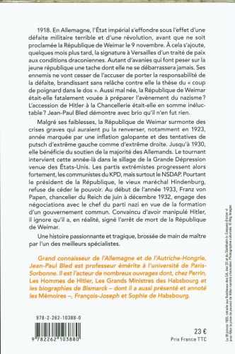 Produktbild: La R&eacute;publique de Weimar