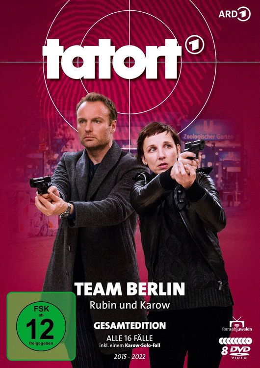 Produktbild: Tatort - Team Berlin: Rubin und Karow - Gesamtedition (Alle 16 Folgen mit Meret Becker & Mark Waschke) [8 DVDs]
