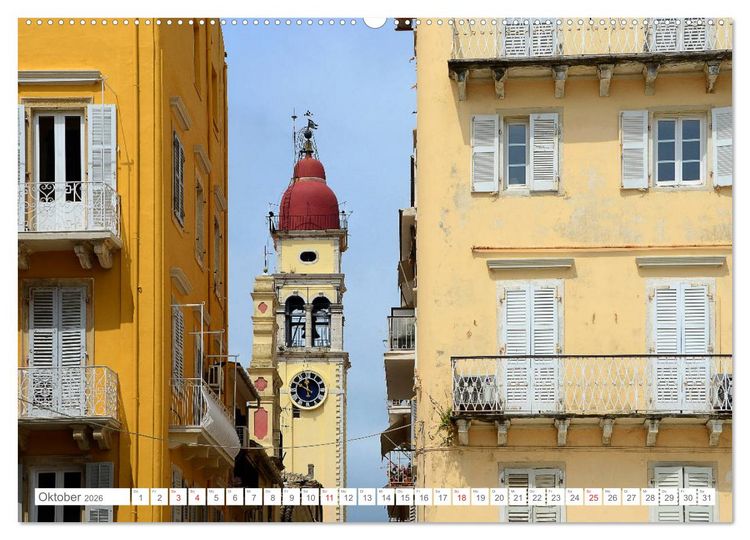 Produktbild: Faszination Korfu (Wandkalender 2026 DIN A2 quer), CALVENDO Monatskalender