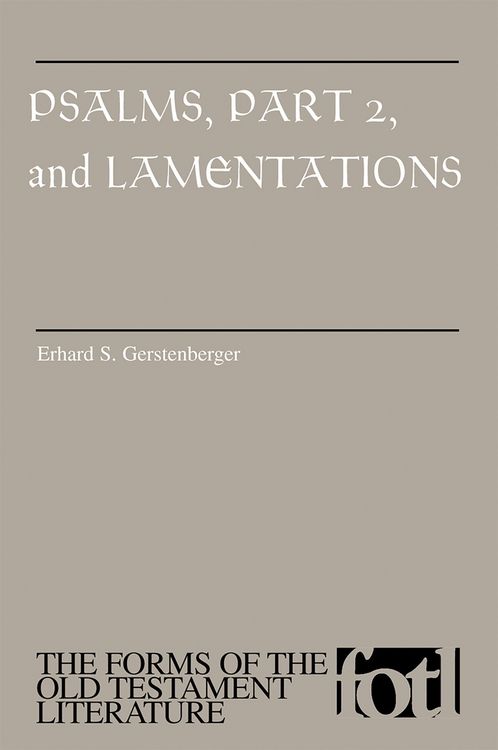Produktbild: Psalms, Part 2, and Lamentations