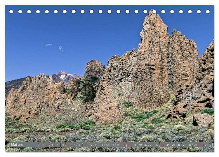 Produktbild: TENERIFFA Kanarischer Inselzauber im Atlantik (Tischkalender 2027 DIN A5 quer), CALVENDO Monatskalender