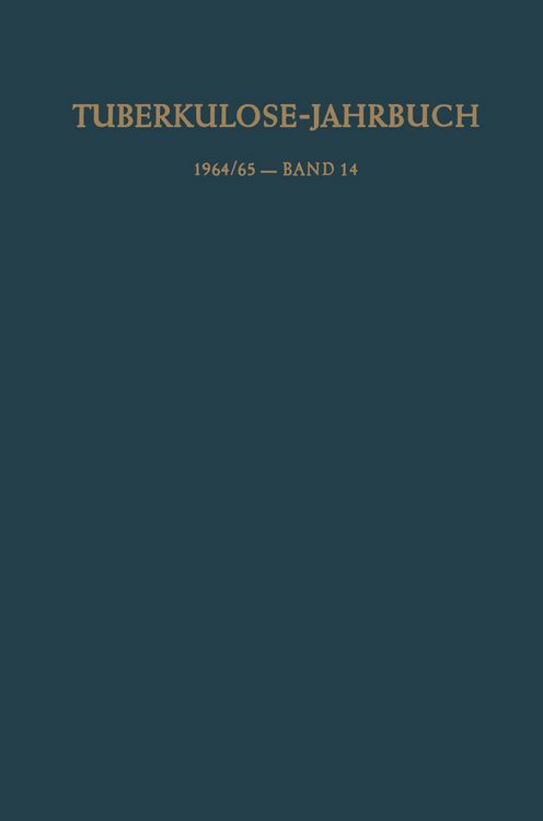 Produktbild: Tuberkulose-Jahrbuch 1964/65 &mdash; Band 14