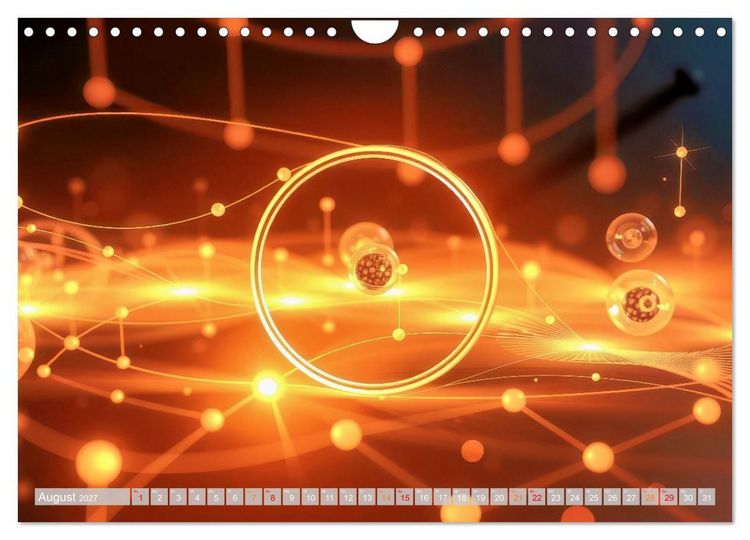 Produktbild: Quantenmechanik von Bits zu Qubits (Wandkalender 2027 DIN A4 quer), CALVENDO Monatskalender