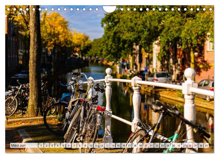 Produktbild: Ein Blick auf Delft (Wandkalender 2027 DIN A4 quer), CALVENDO Monatskalender