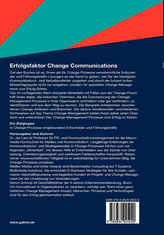 Produktbild: Erfolgsfaktor Change Communications