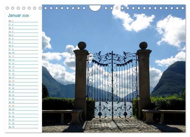 Produktbild: Wundersch&ouml;nes Tessin (Wandkalender 2026 DIN A4 quer), CALVENDO Monatskalender